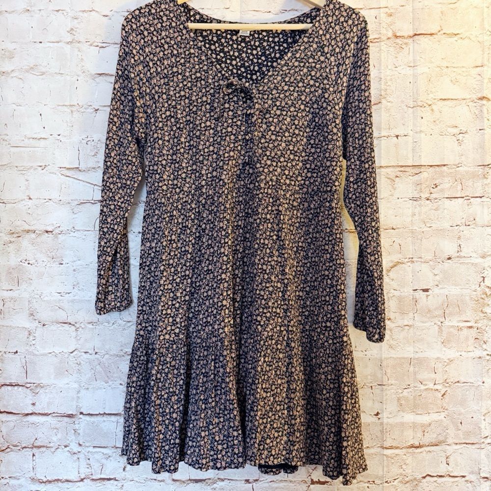 American Eagle floral tiered dress